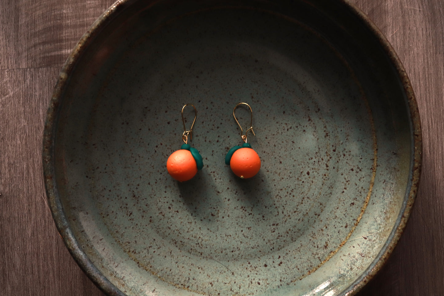 Orange Earrings