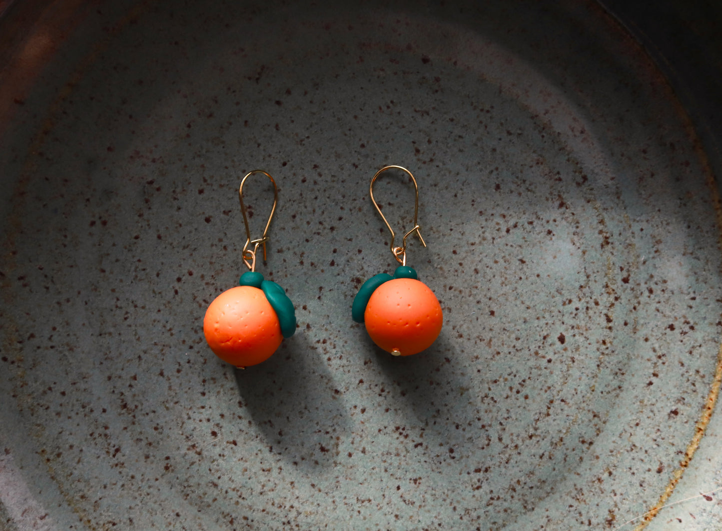 Orange Earrings