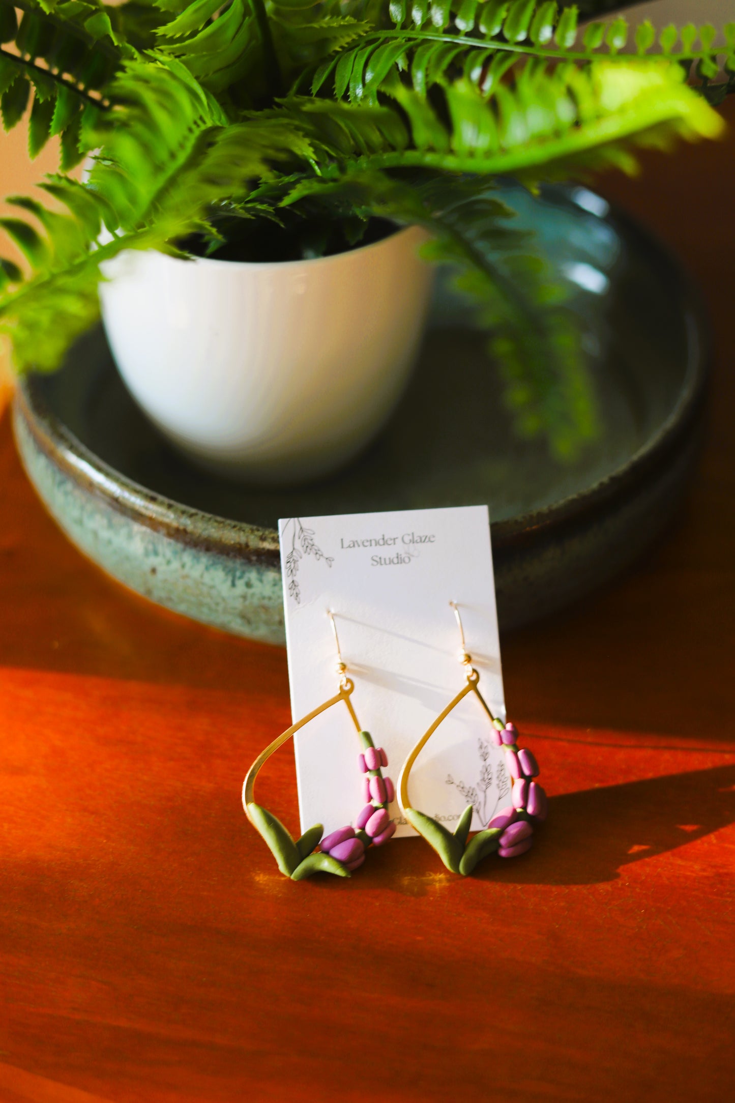 Lavender Earrings