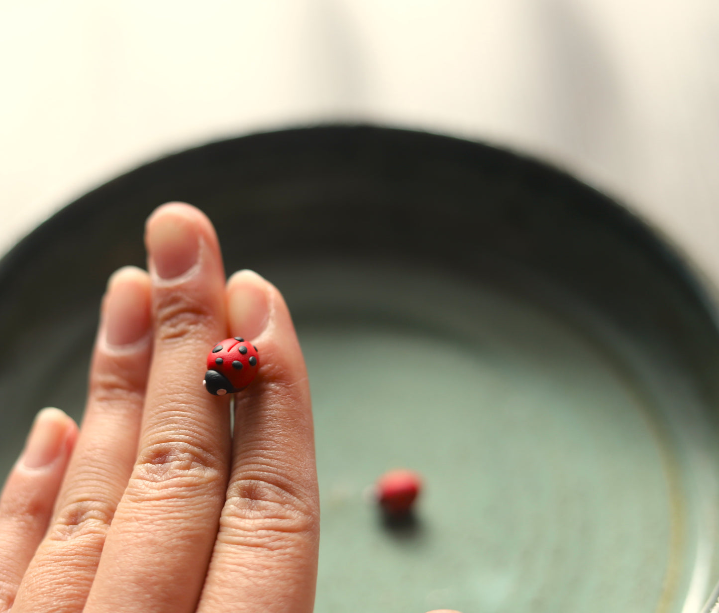 Ladybug Stud Earrings
