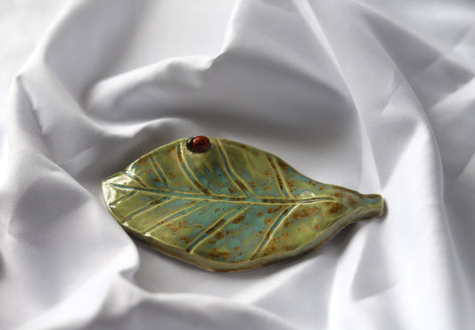 Ceramic Leaf Spoon Rest
