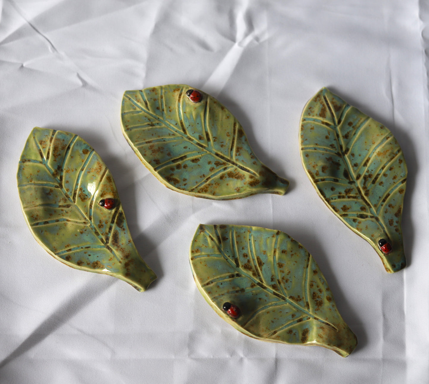 Ceramic Leaf Spoon Rest