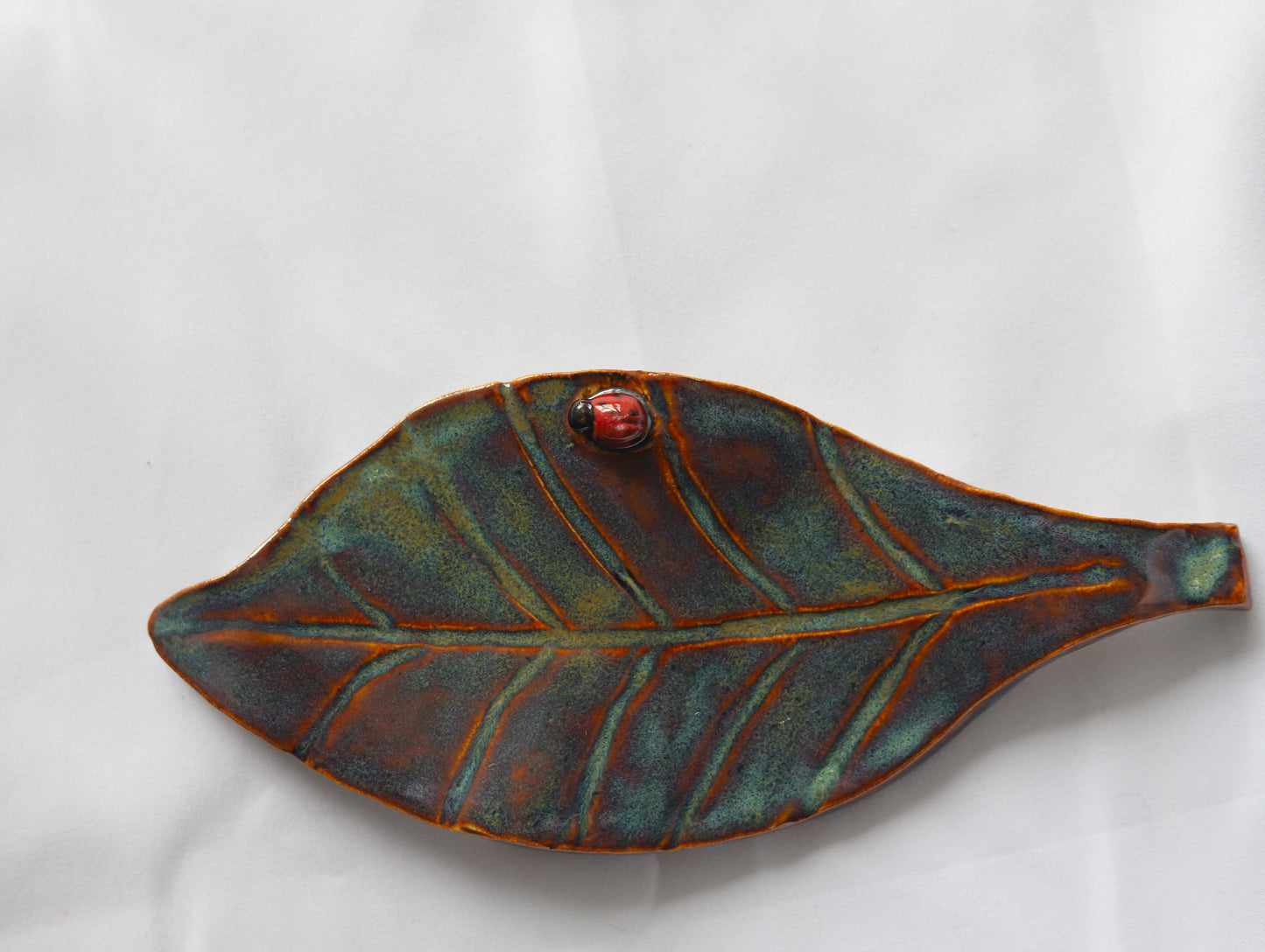 Autumn Ceramic Leaf Spoon Rest